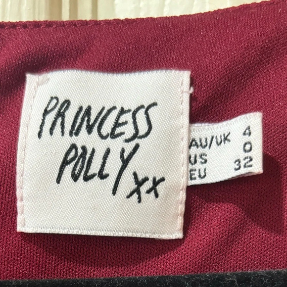Princess Polly Burgundy Mini Dress - Picture 7 of 7